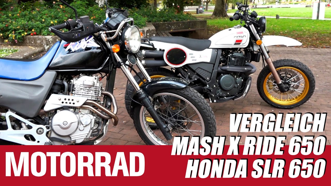Mash X-Ride 650 vs. Honda SLR 650 - Stillvoll auf Zeitreise