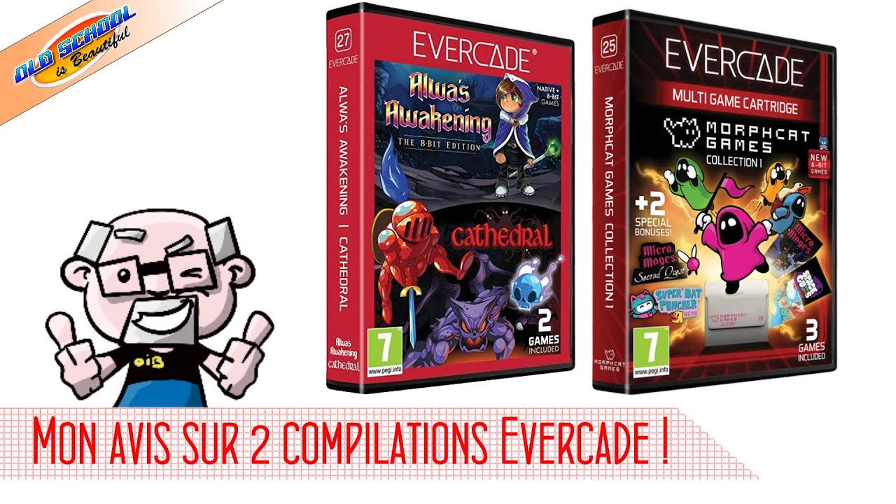 Mon avis sur 2 compilations homebrew pour Evercade !