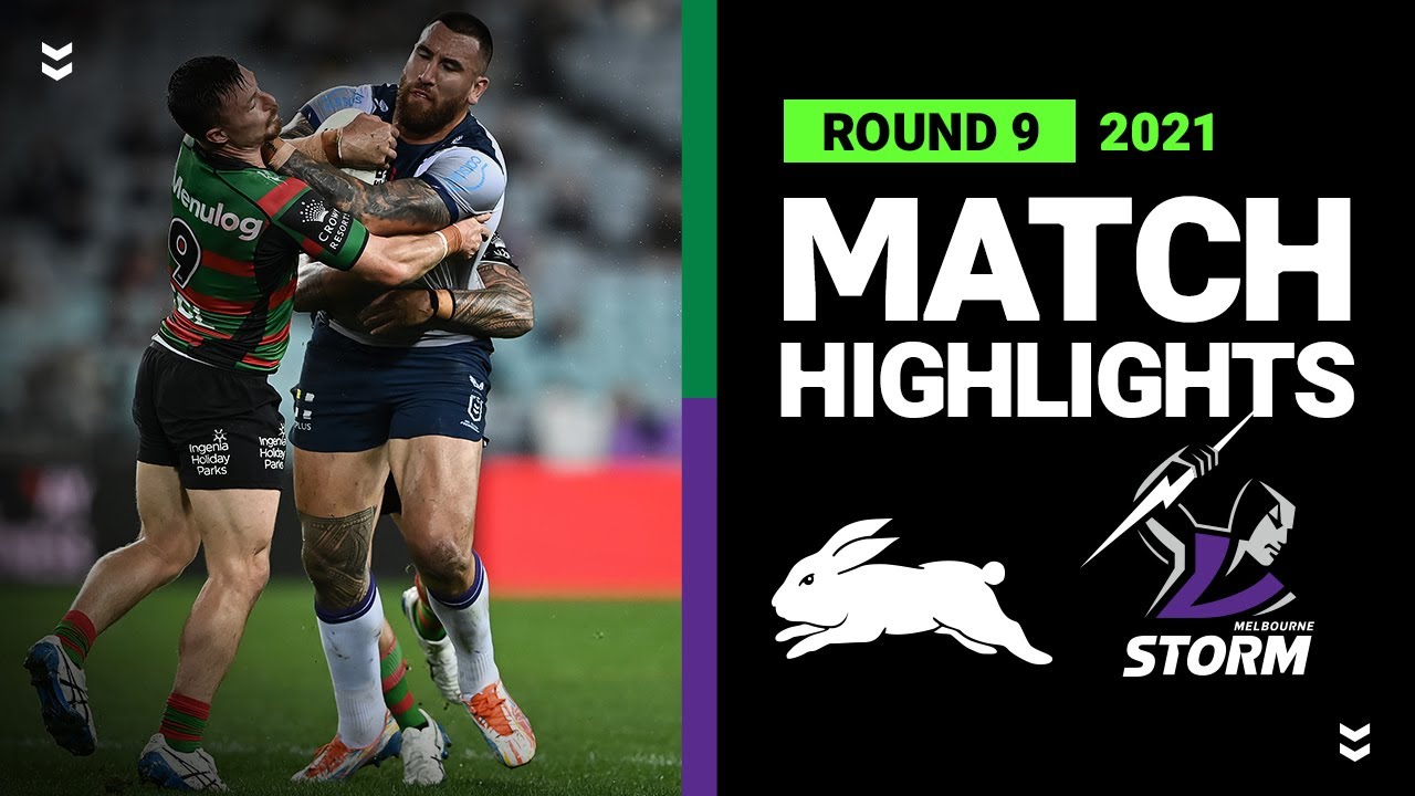 NRL Highlights | Rabbitohs v Storm Match Highlights | Round 9, 2021 | Telstra Premiership | NRL