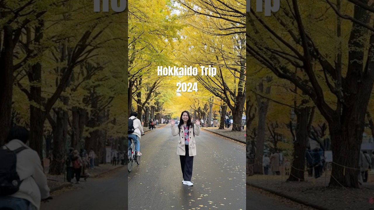 Hokkaido trip 2024, caught the first snow in Sapporo ❄️ 