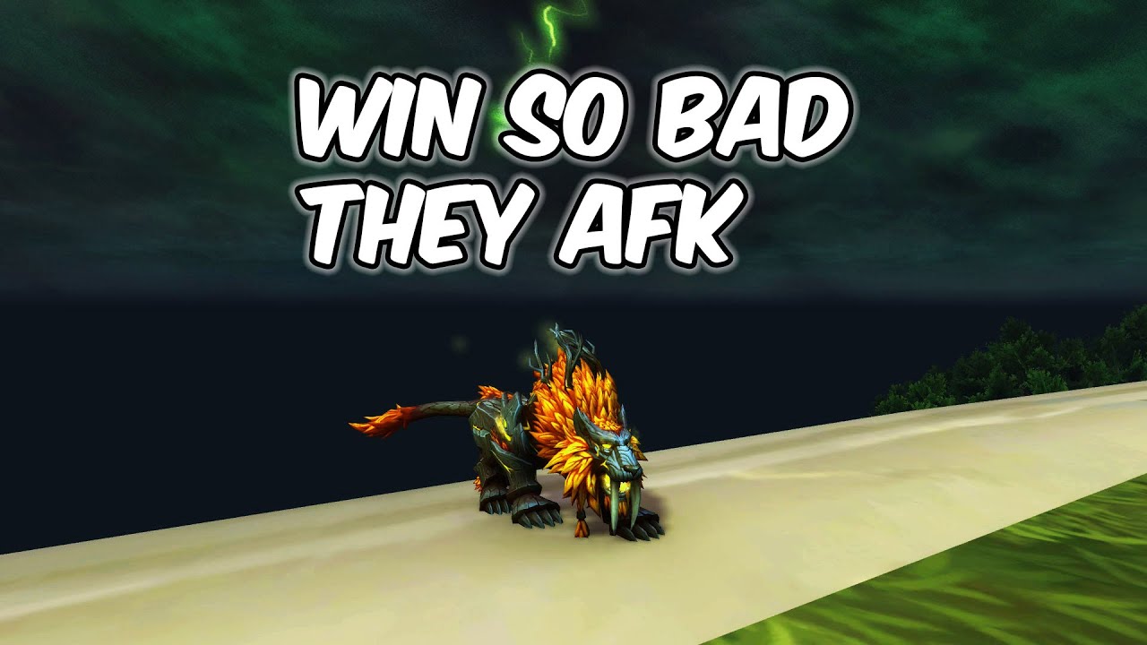 Win So Bad They AFK - Feral Druid PvP - WoW BFA 8.3