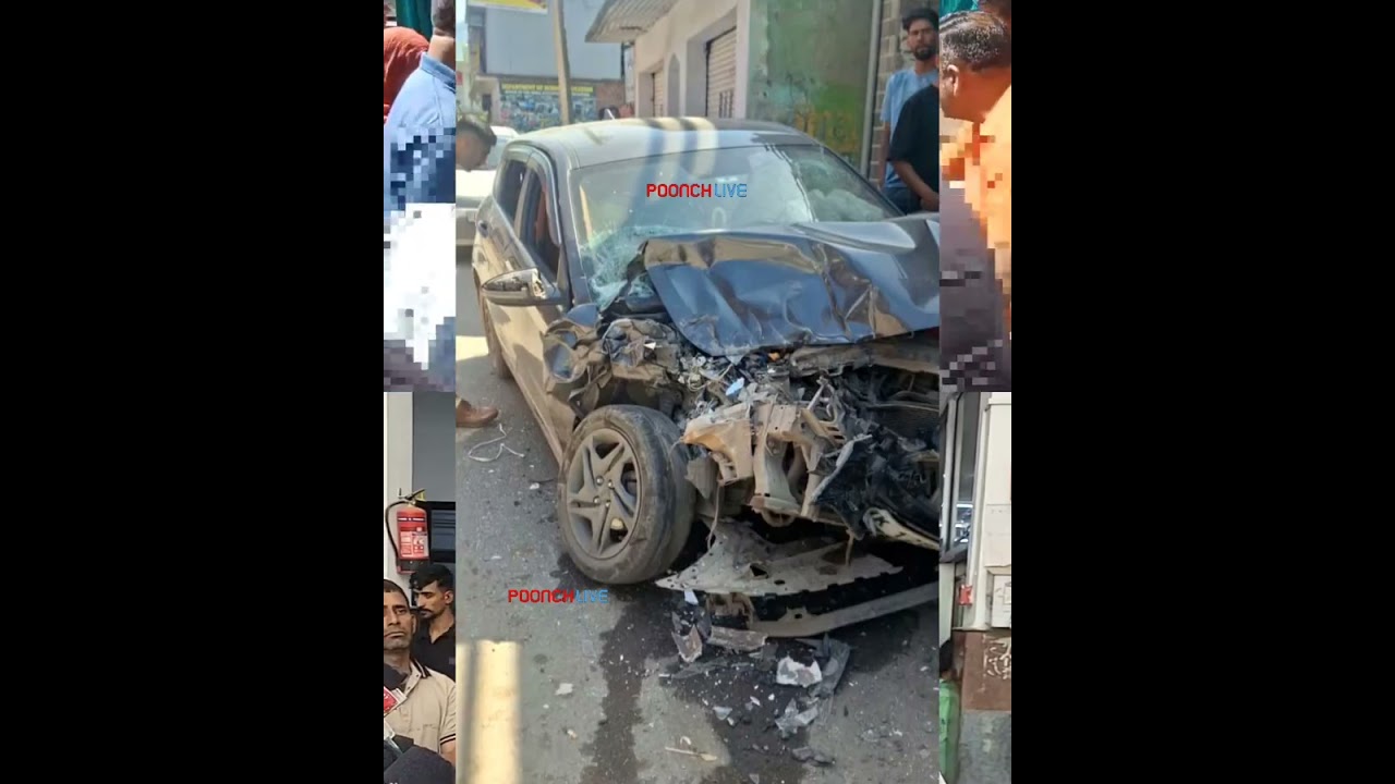 Poonch: Six Injured in Car&ndash;Bus Collision at Sathra