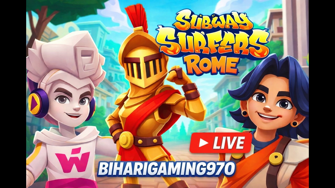 Subway surfers ROME UPDATE Live 1080p HD 2026 💯😀