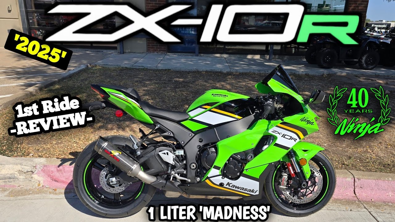 Первая поездка и обзор Kawasaki ZX10-R 2025 года | 1-литровое безумие
