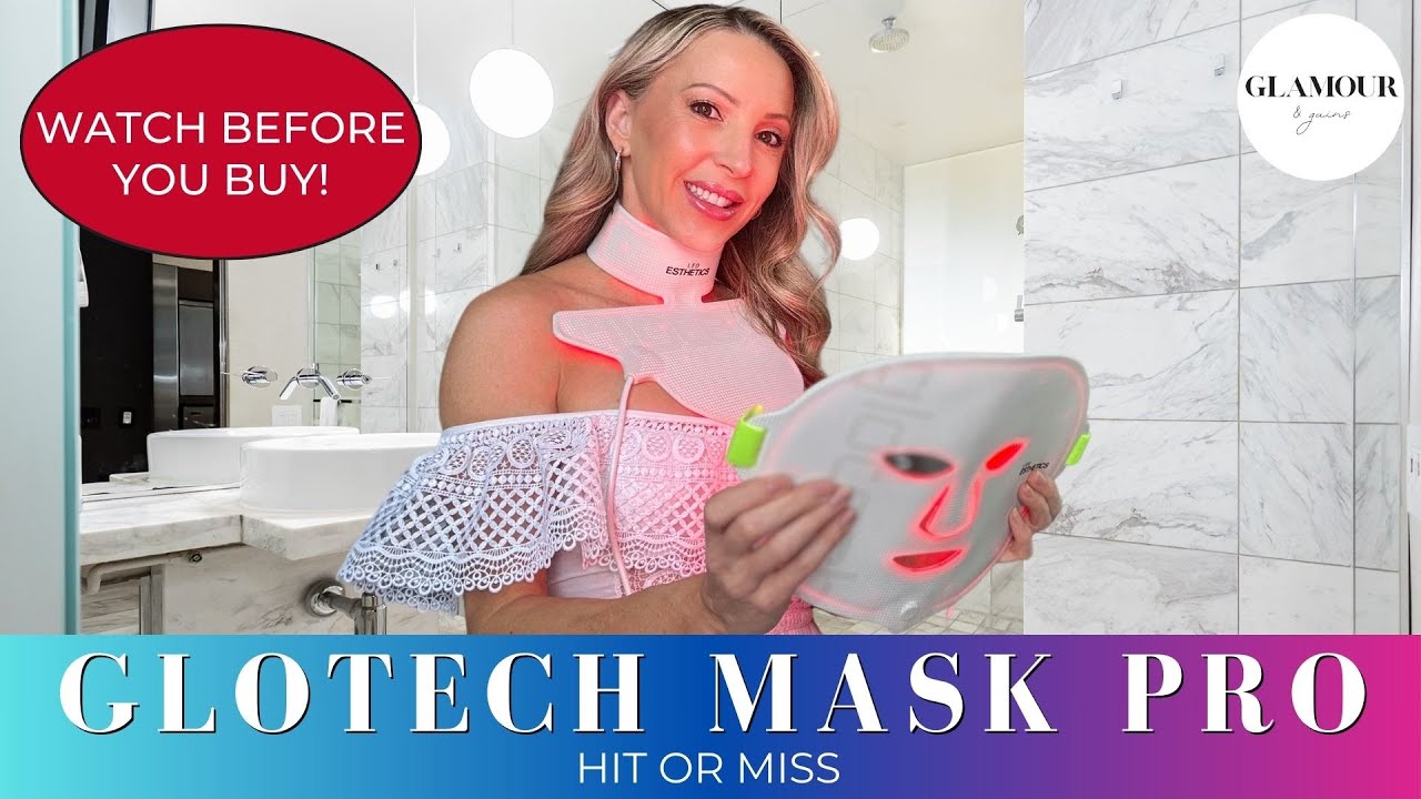 LED Esthetics Glotech Pro Mask + Collar Review | Best Red Light Mask? DISCOUNT CODE