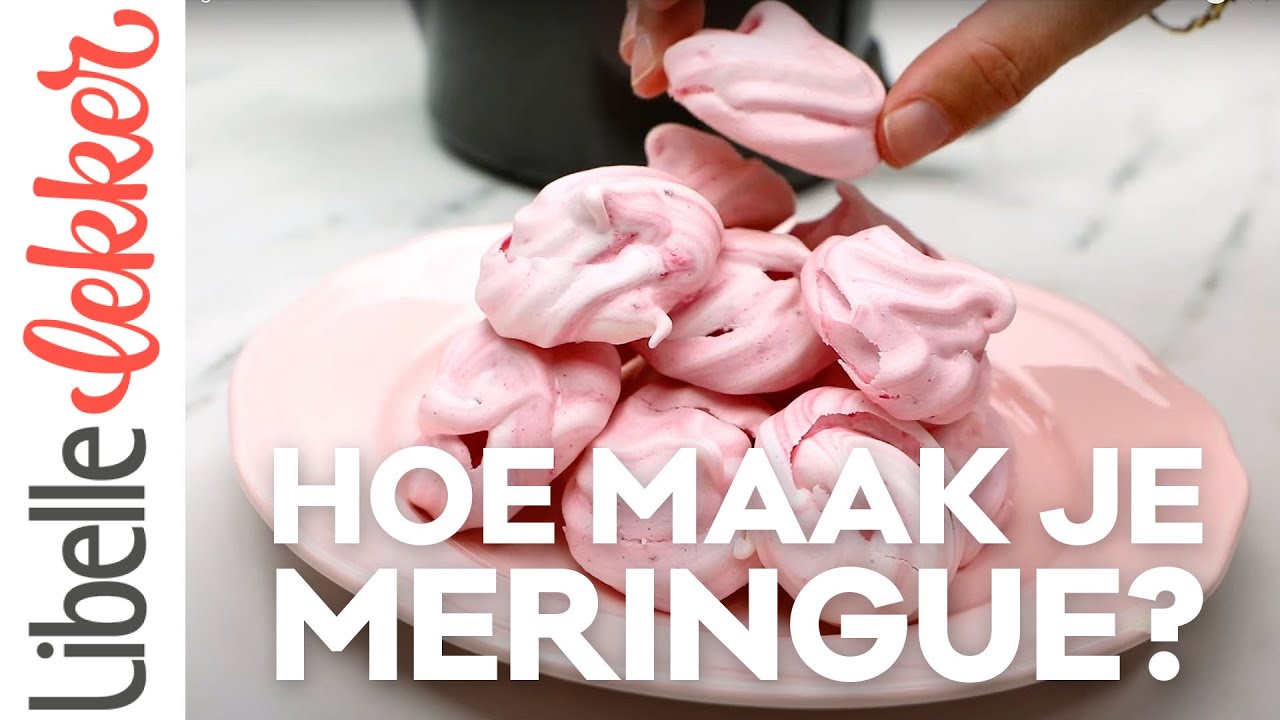 Hoe maak je meringue?