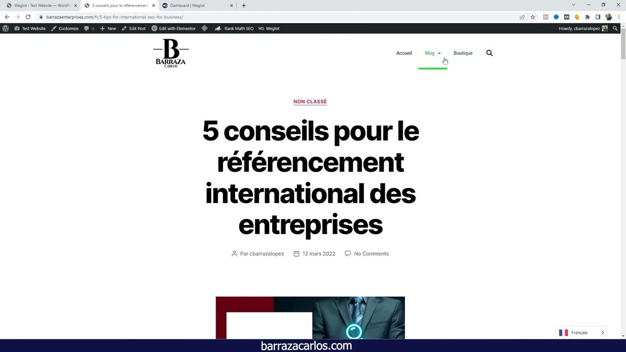 Translate Wordpress Automatically with Weglot Elementor
