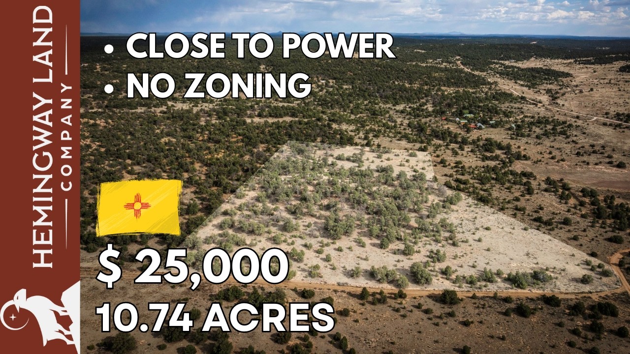New Mexico Land for Sale – No Zoning Restrictions + Close to Power