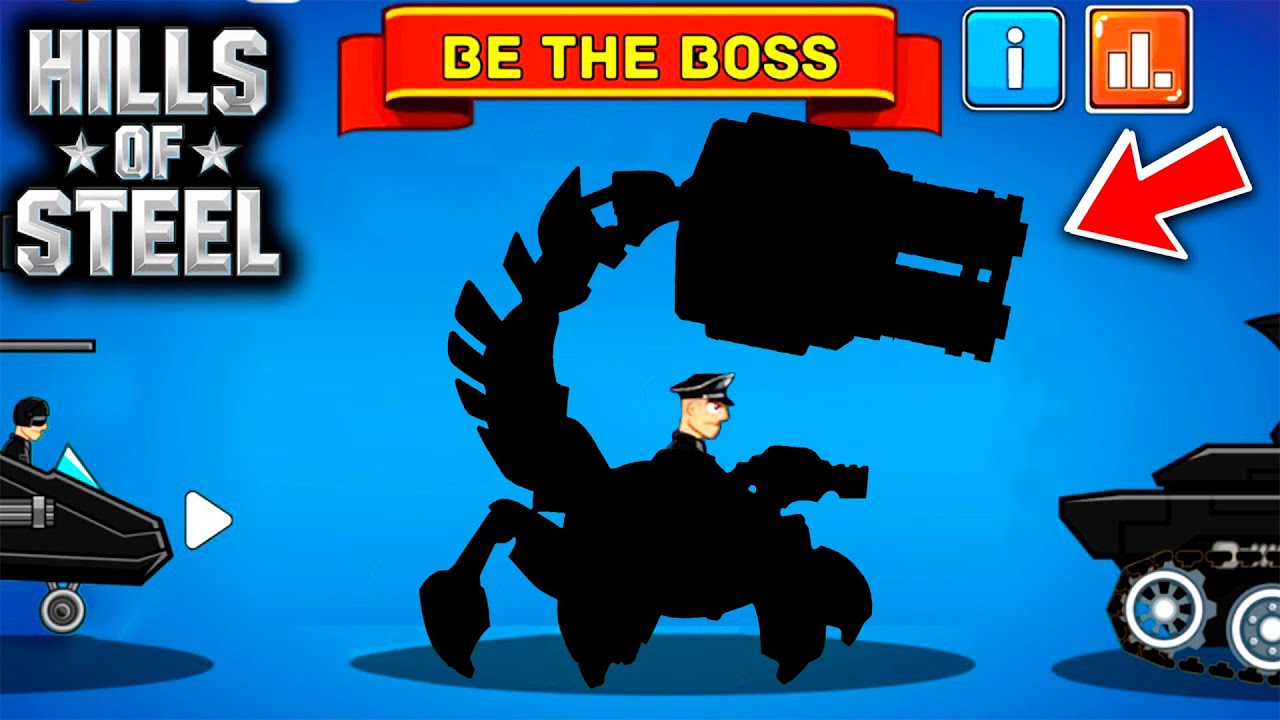 Hills Of Steel - BE THE BOSS SCORPION Boss Walkthrough Gameplay