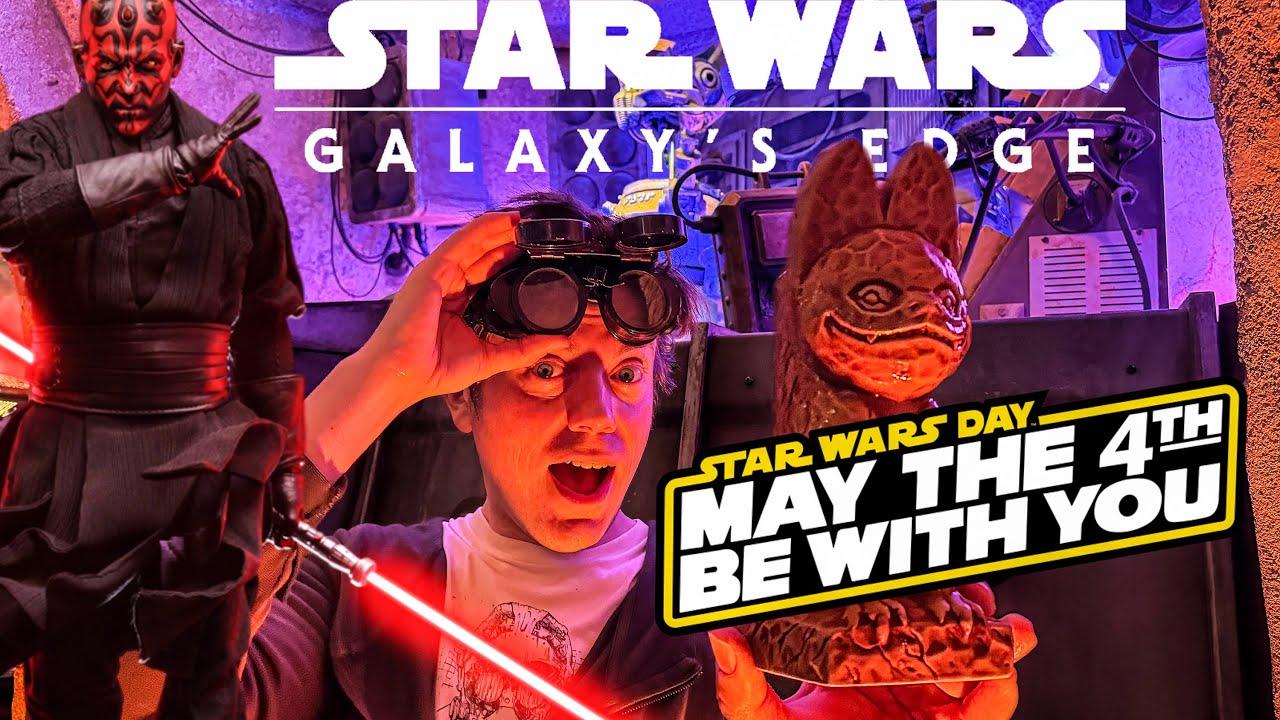 НОВИНКА в Galaxy's Edge ко Дню Звёздных Войн! Световые мечи Дарта Мола и кружка с котом-лотом | 4...