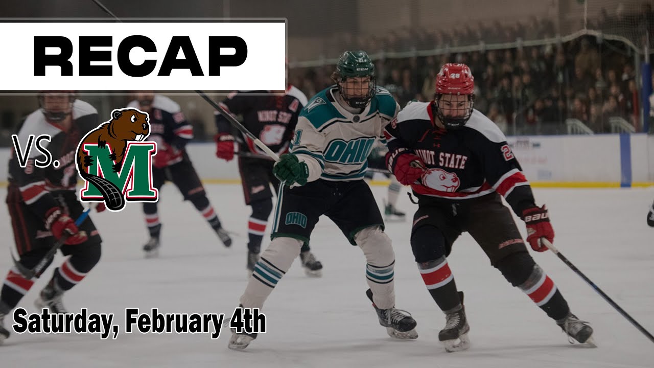 Three goals in four minutes from Minot State in the third period hurt Ohio in its 8-5 loss