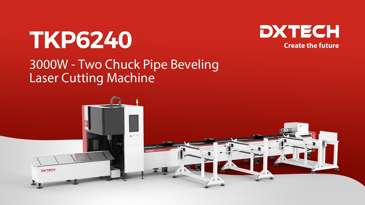 DXTECH TKP6240 High Efficient Fiber Laser Tube Cutting Machine