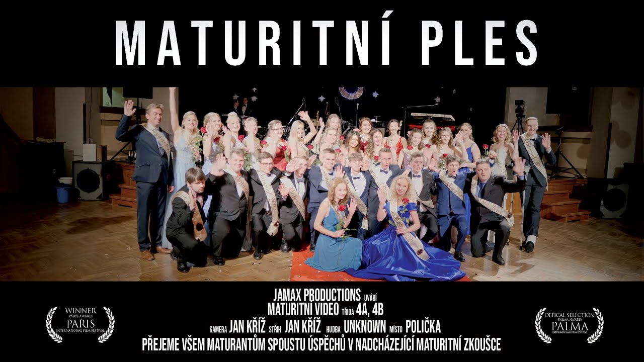 ⭐ Maturitní ples 4K  | GYMNÁZIUM Polička 25. 3. 2022