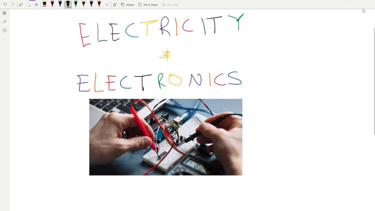 Electronics Course: Introduction to Electricity and Electronics 1