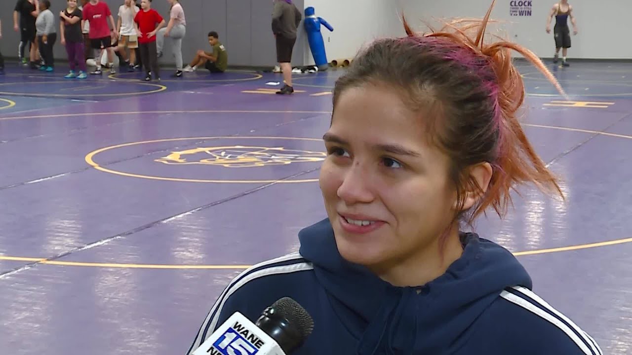 New Haven senior wrestler Julianna Ocampo practice interview 12/23/2024