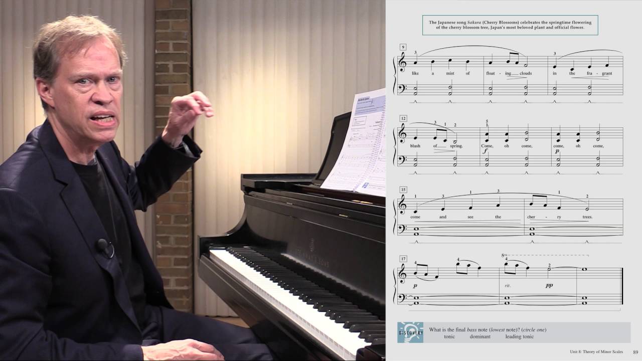 Unit 8: Theory of Minor Scales (Adult Piano Adventures Book 2)