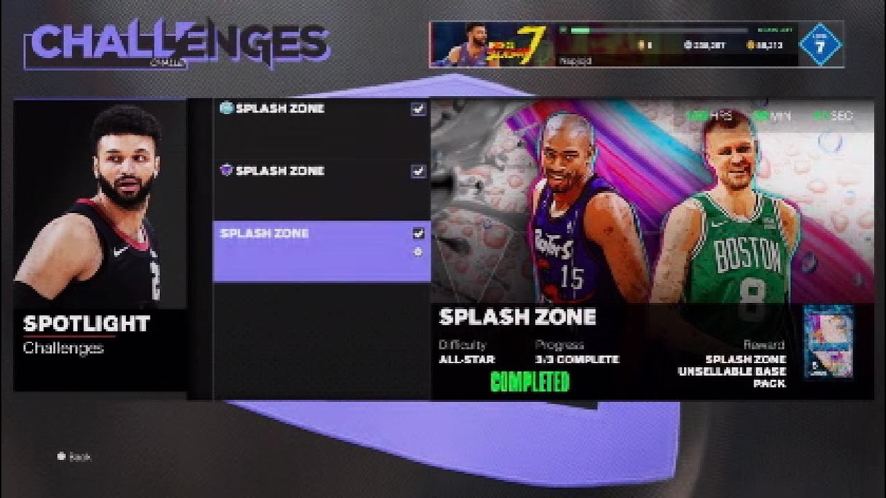 NBA 2K24 All 3 Splash Zone MyTEAM Spotlight Challenges
