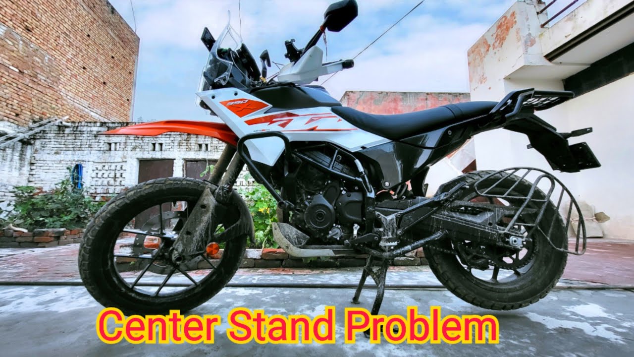 KTM 390 adventure xplus Center Stand problem 
