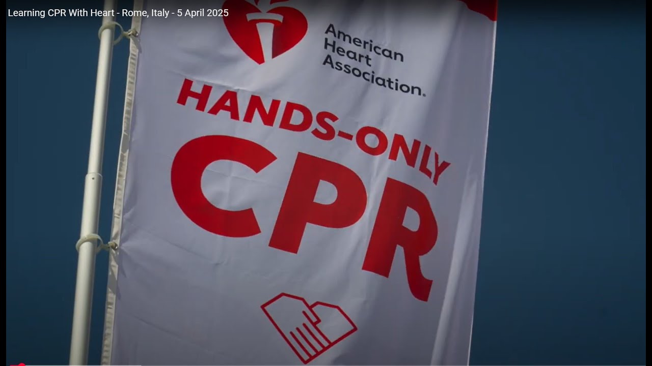 Learning CPR With Heart - Rome, Italy - 5 April 2025