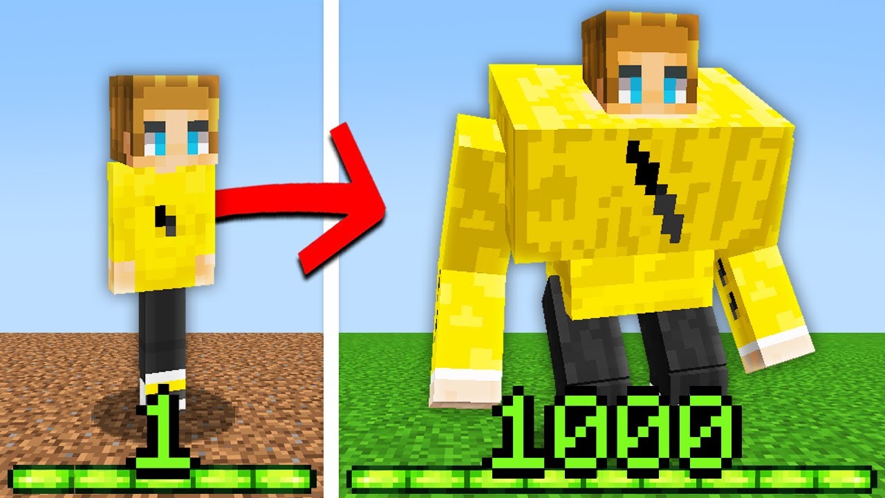 Minecraft, But Your XP = Your Strength..