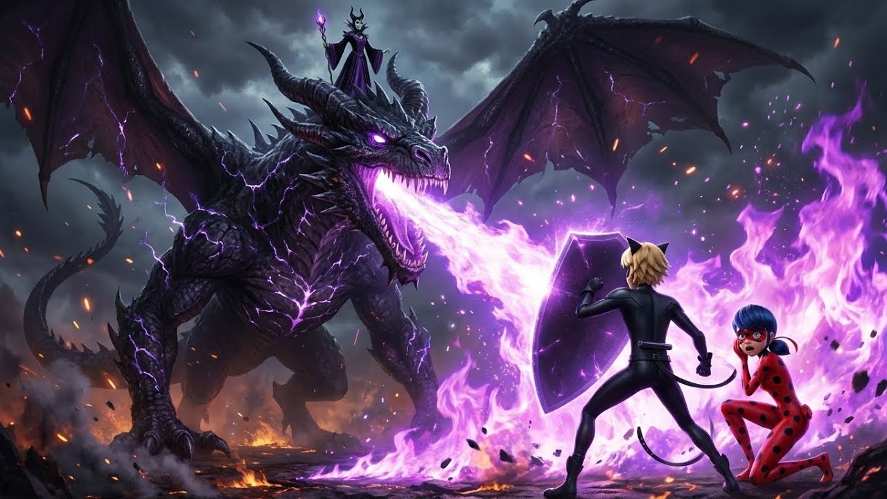 Dragon at the Castle! 🐉 Cat Noir Protects the Princess! | Epic 4K Miraculous Ladybug Animation