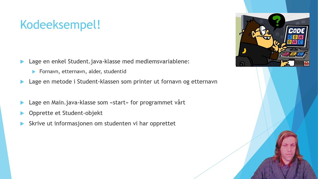 Video 05.1 - Klasser og Objekter