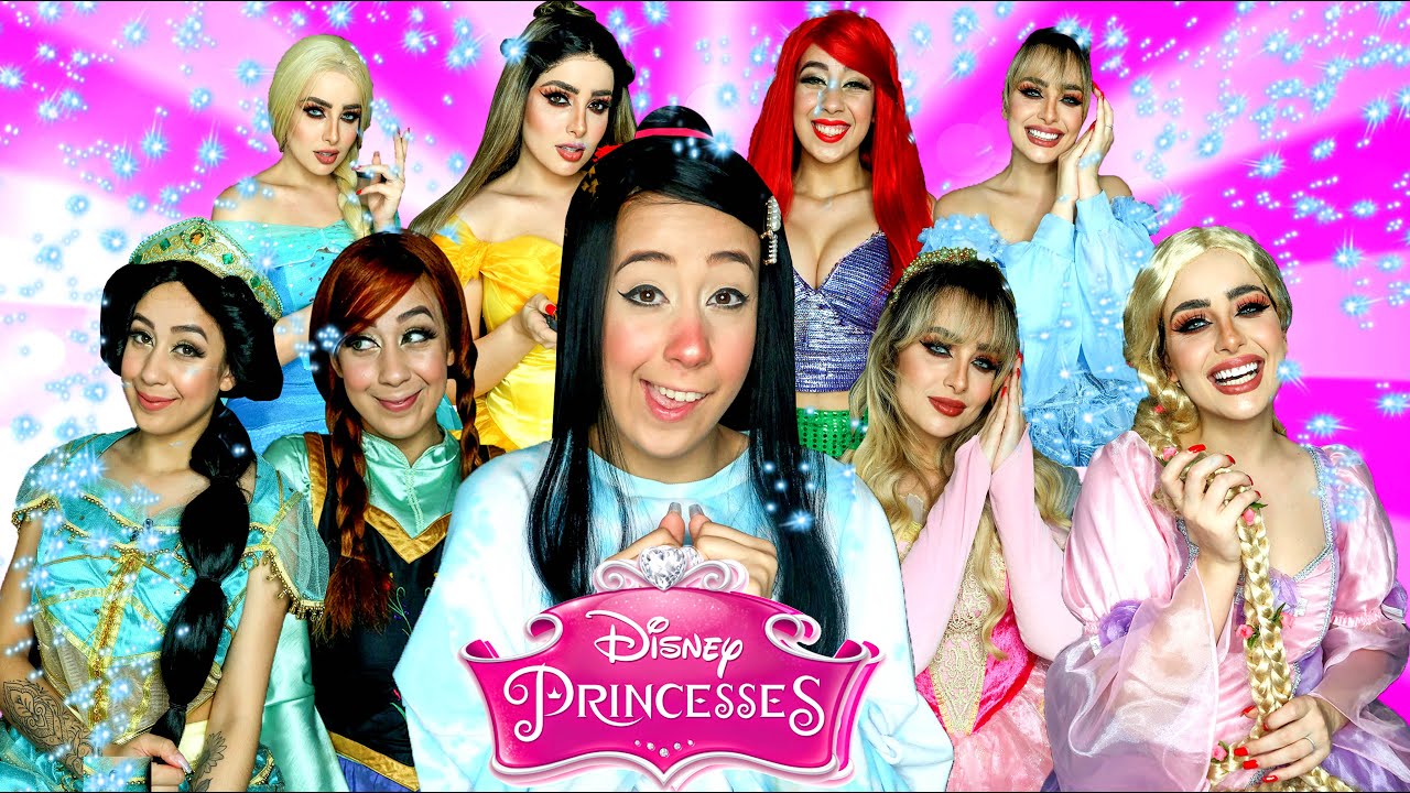 NOS TRANSFORMAMOS EM TODAS AS PRINCESAS | Bastidores #PrincesasChallenge Feat. Jéssica Cardoso 💗