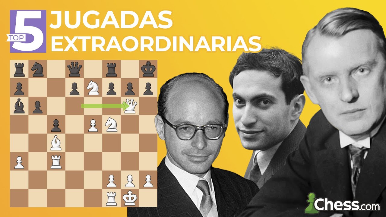 Las MEJORES JUGADAS de AJEDREZ de la historia | TOP 5