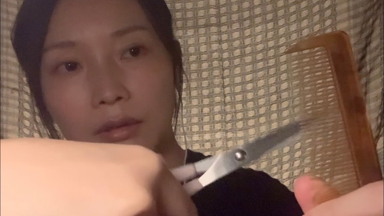 耳かきしてたら髪型変わってた【ASMR】 ロールプレイ
