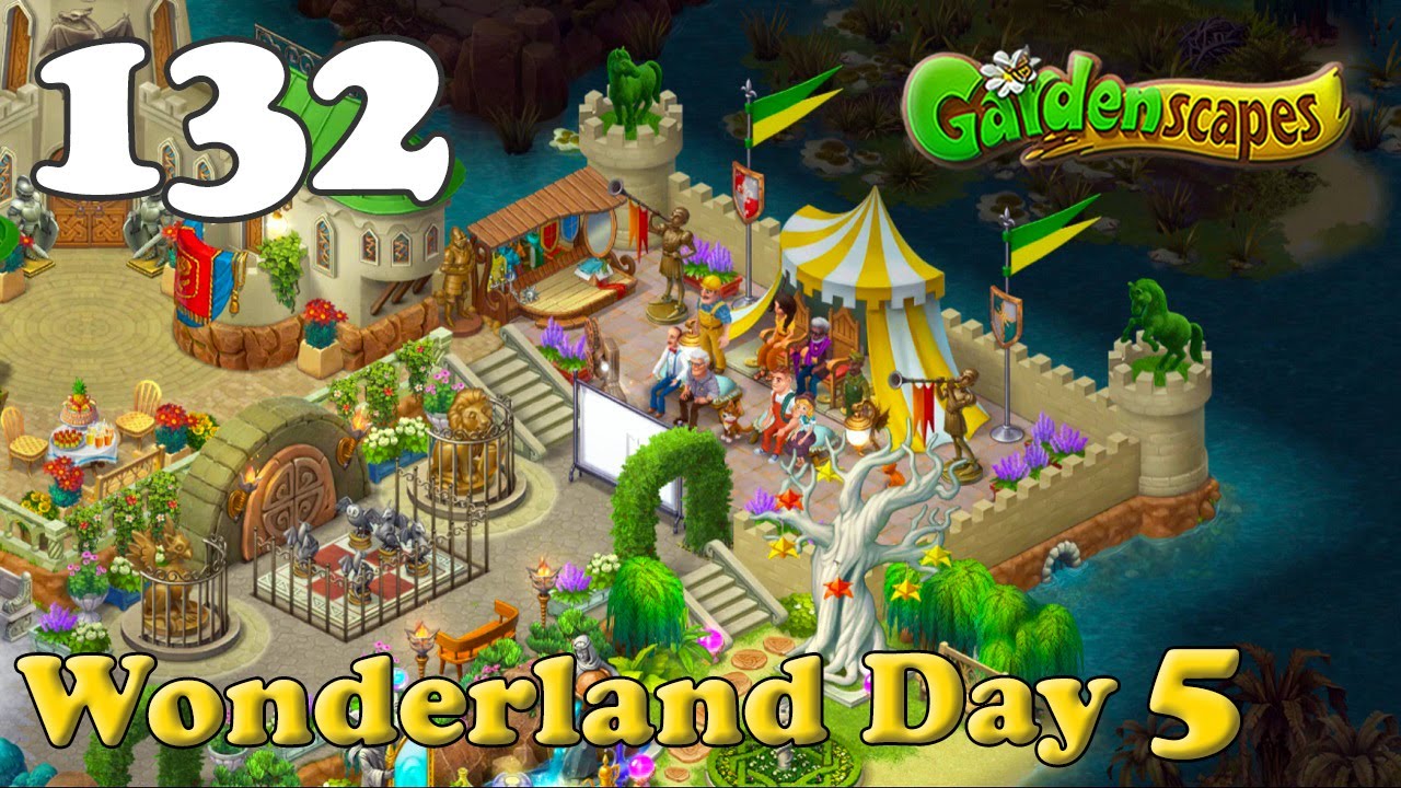 Gardenscapes - Wonderland Day 5 - Part 132 - Gameplay