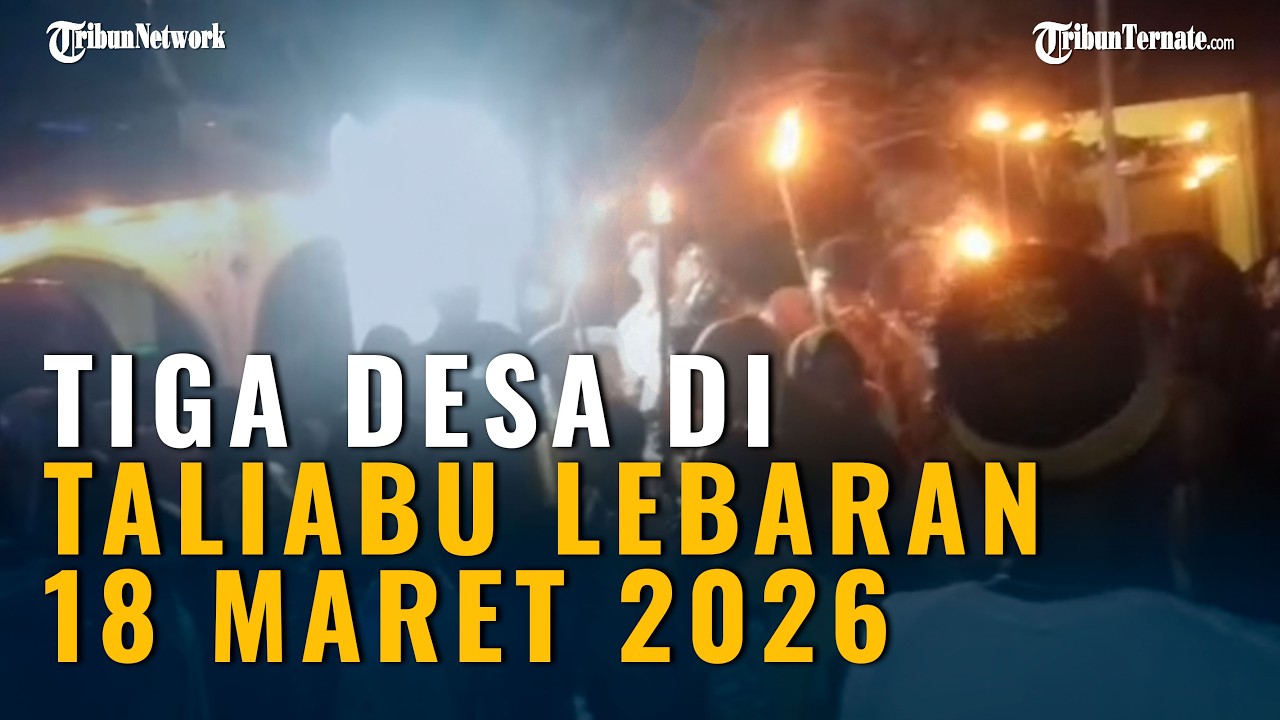 Suasana Malam Takbiran Tiga Desa Di Taliabu, Lebaran Rabu 18 Maret 2026