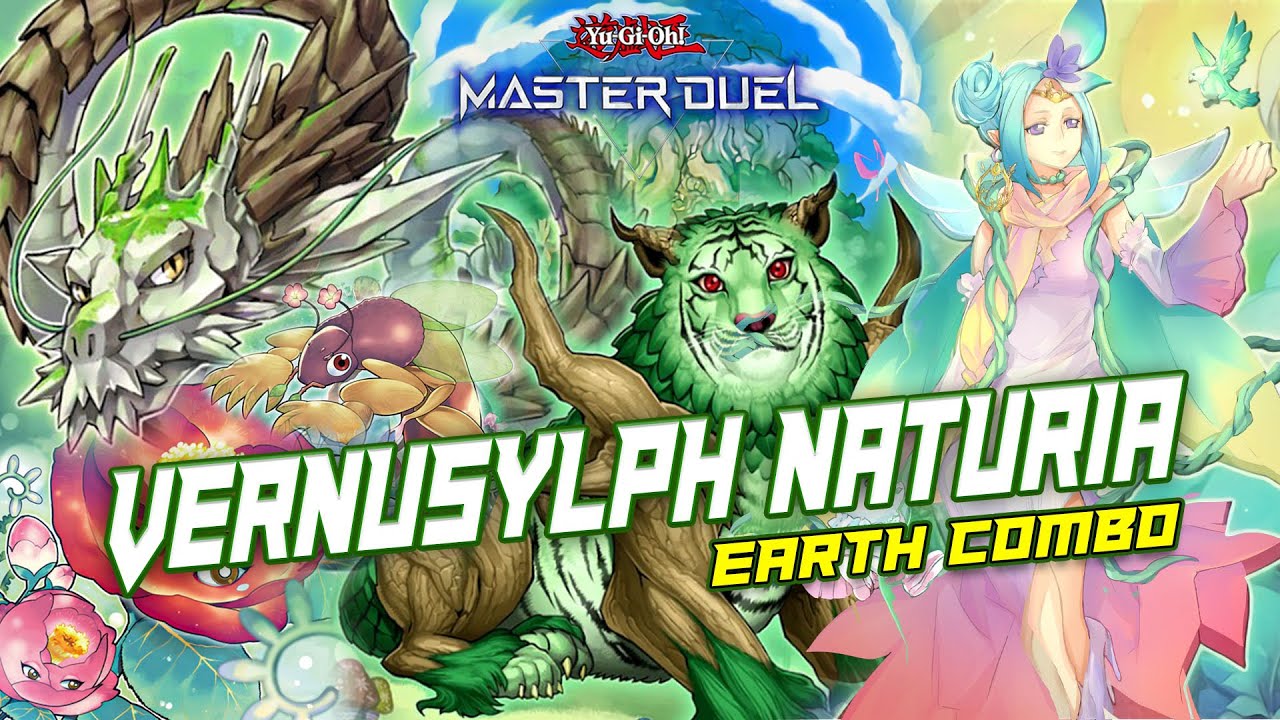 Master Duel - Vernusylph Naturia deck with new card and combo NEGATE All Spell/Trap - LOCK summon???