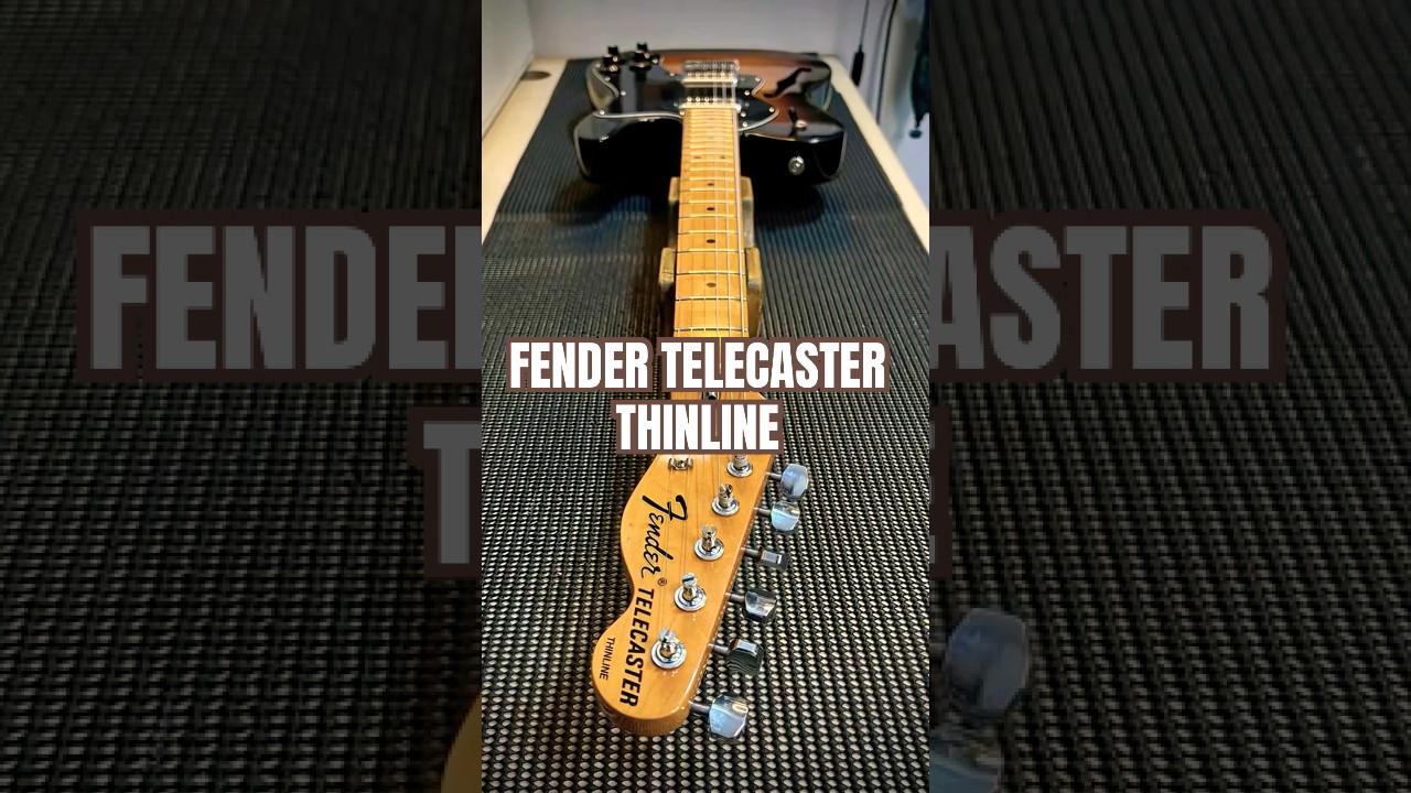 FENDER TELECASTER THINLINE | #guitarsetup #guitarservice #guitartutorial #asmr #asmrvideo