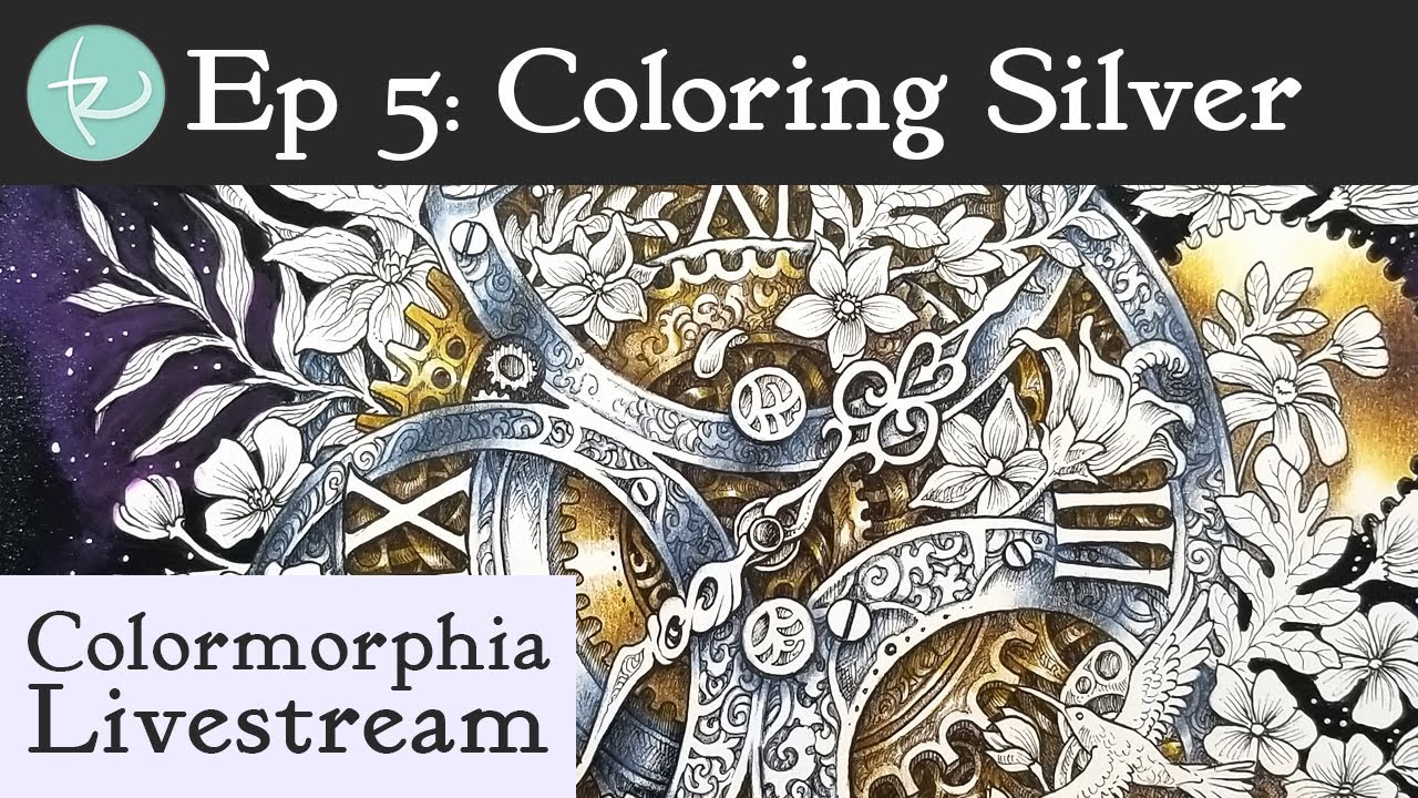 Colormorphia Ep. 5: Metal Coloring Tutorial: How to Color Silver with Polychromos Colored Pencils