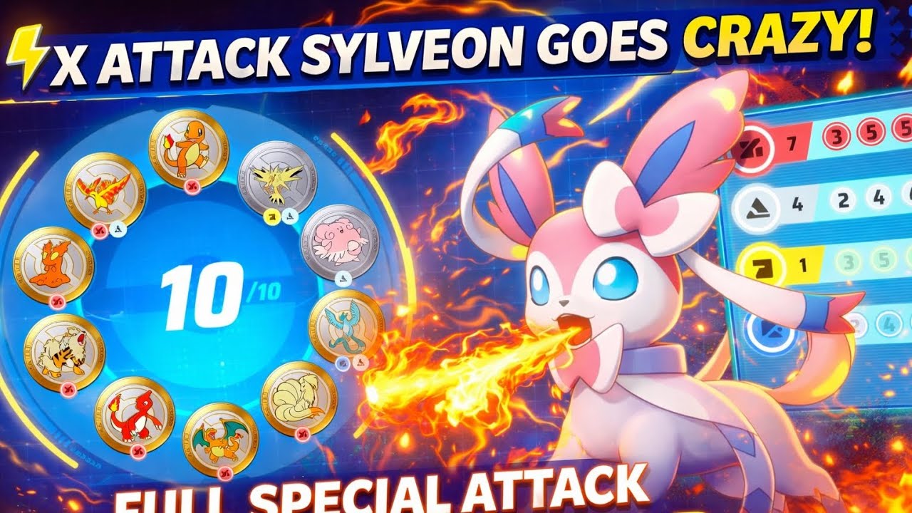 💥 Unstoppable Sylveon SP. Atk Build! X Attack + Mystical Fire Madness | Pokémon Unite