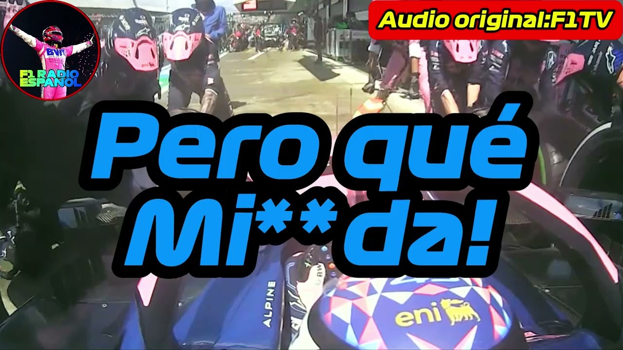 Radio Completo Franco Colapinto y su desesperación Tras Fallar su auto y Abandonar. F1 radio