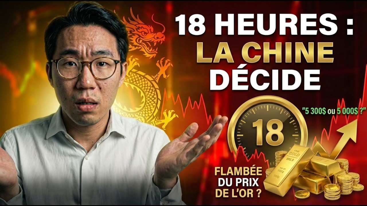 Plus que 18h avant le retour de la Chine —La question à 5 000 Mds$ qui peut faire exploser l’or