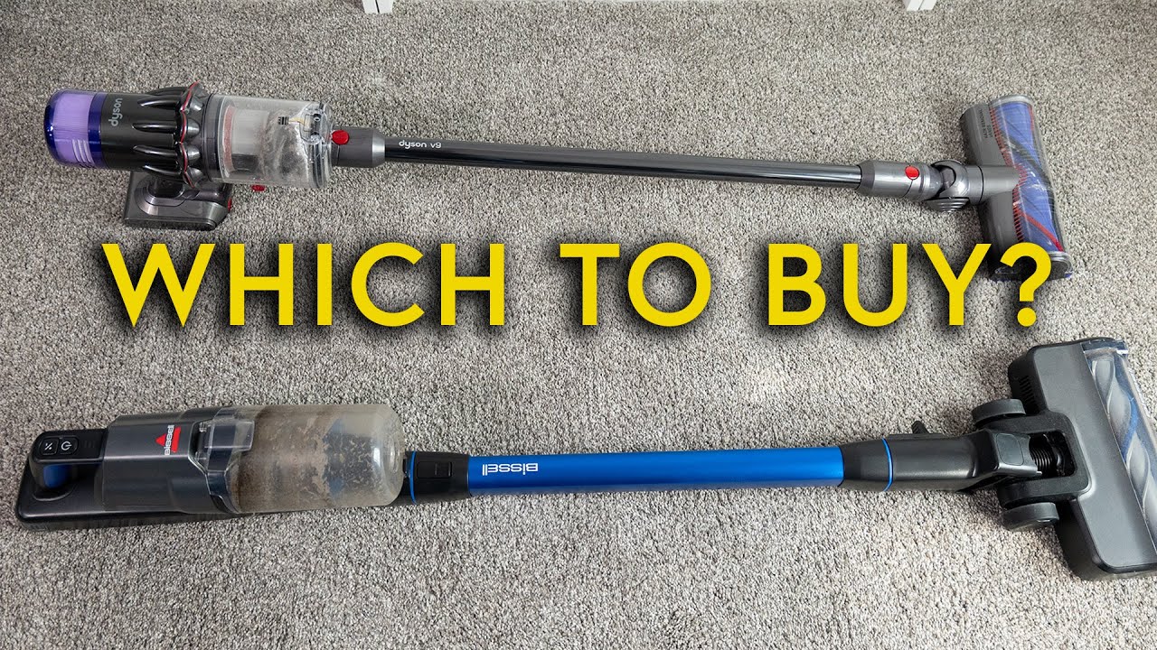 Что купить? Сравнение Dyson V9 Motorbar и Bissell Powerclean Furfinder