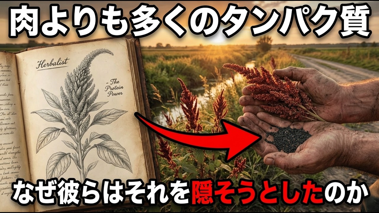 「道端の雑草」が実は最強のプロテインだった？歴史から消された禁断の植物アマランサス