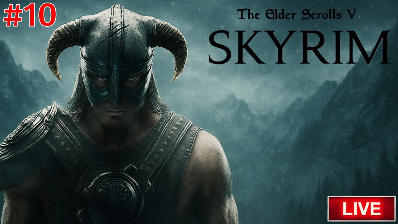 🔴 LIVE: Skyrim Ep.10: The Quest Continues!!!! #skyrim #roadto1ksubs #livestream