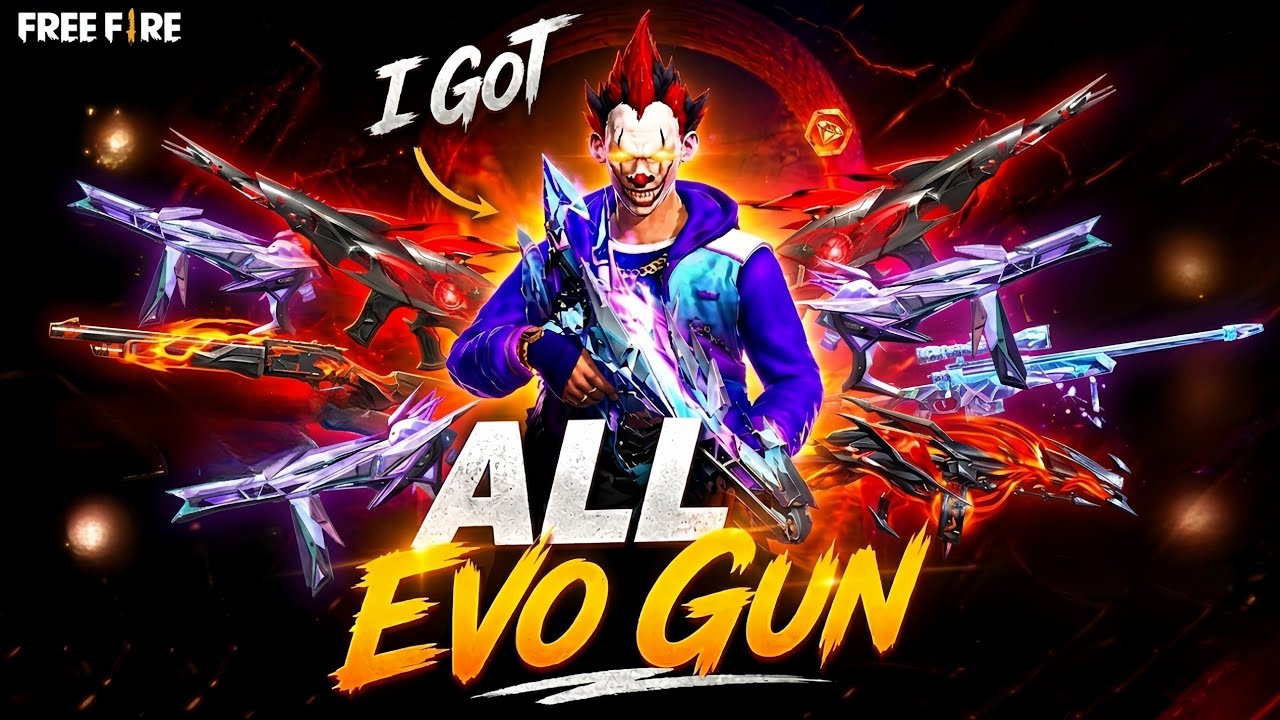 I Got All Evo Gun Skins | Evo Gun 1 Spin Trick | New Evo Vault Event free fire 