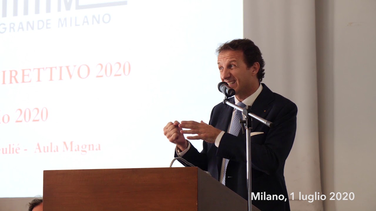 Discorso di Roberto Rasia al Consiglio Direttivo del Centro Studi Grande Milano - 1 luglio 2020