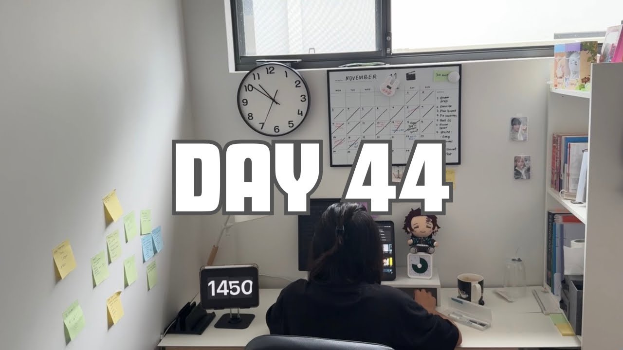 Day 44 of being responsible for my life for an hour | No BGM