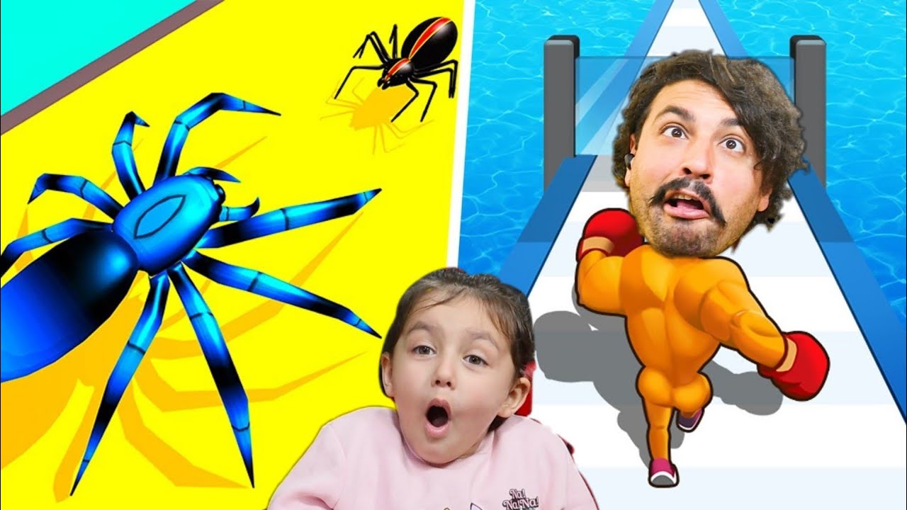 DEV ÖRÜMCEK OLDUK! ÖNÜMÜZE ÇIKANI YEDİK  😱 Insect Evolution