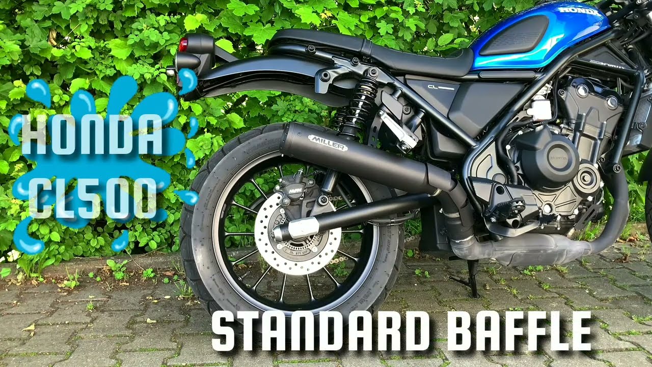 Honda CL 500 Auspuff Sound MILLER