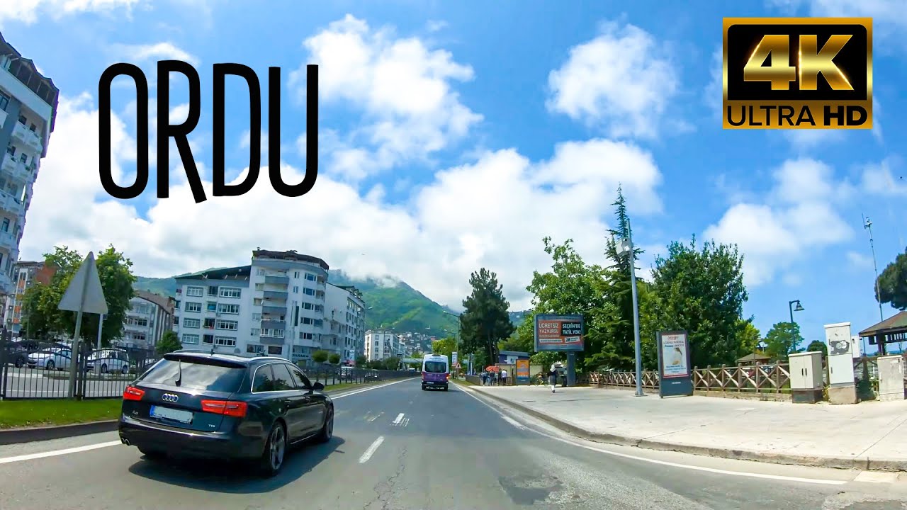 Driving to Ordu in 4k!Turkish Black Sea summer 2021