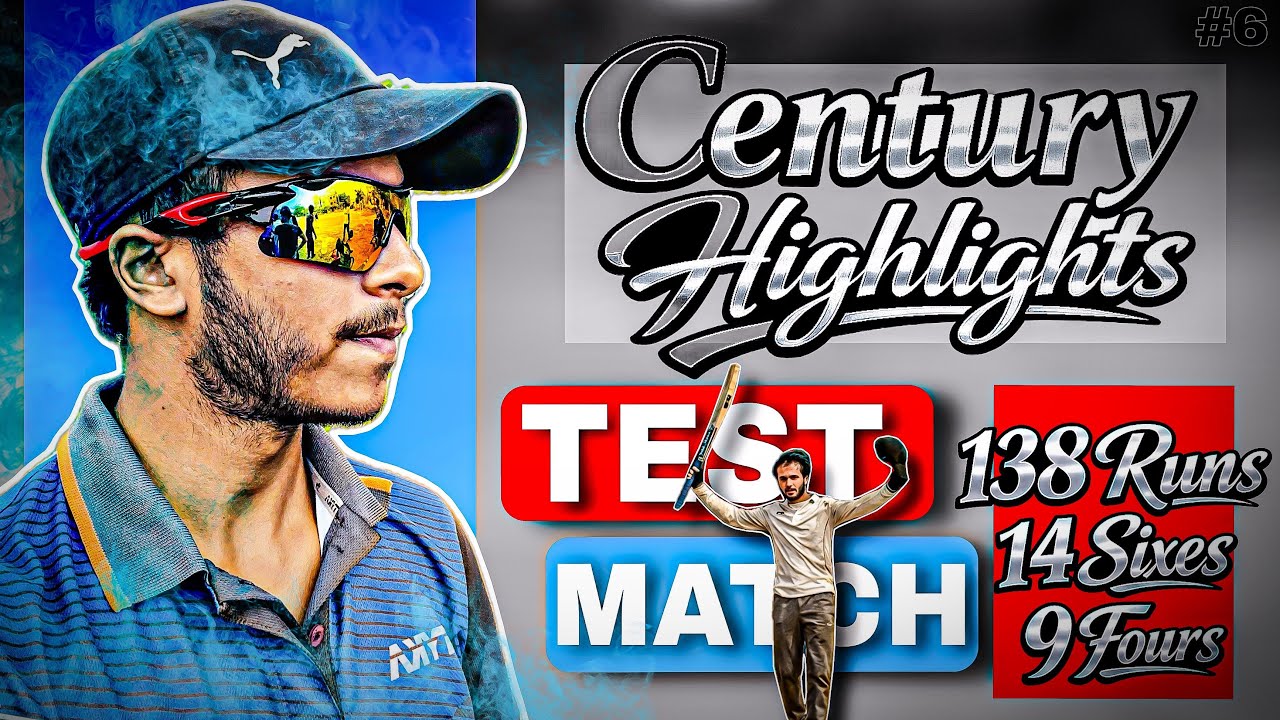 CENTURY in a test match 🏏 | batting masterclass | batter POV | match highlights vlog 
