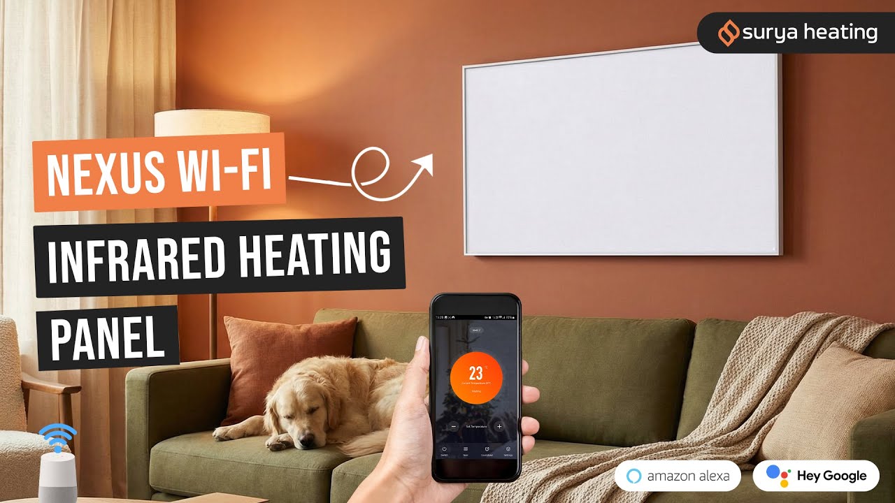 Nexus Wi-Fi Infrared Heating Panel - [Surya Heating]