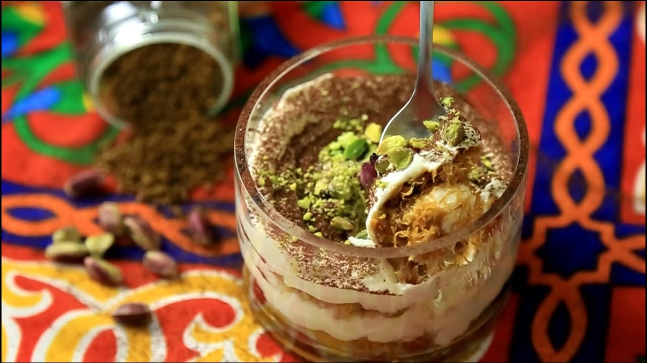 تيراميسو الكنافه - Kunafa tiramisu