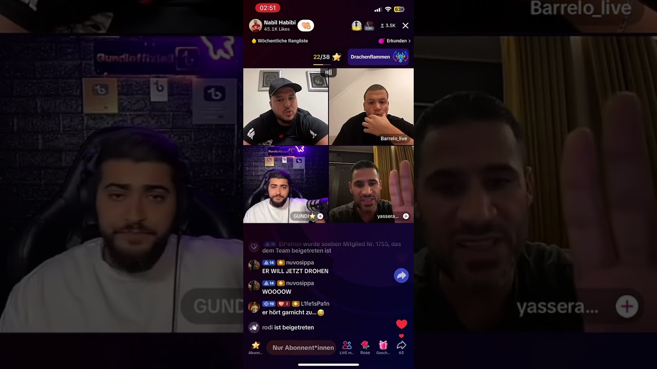 Abuchaker Yasser gegen Nabil Habibi eskaliert !!! ⚰️
